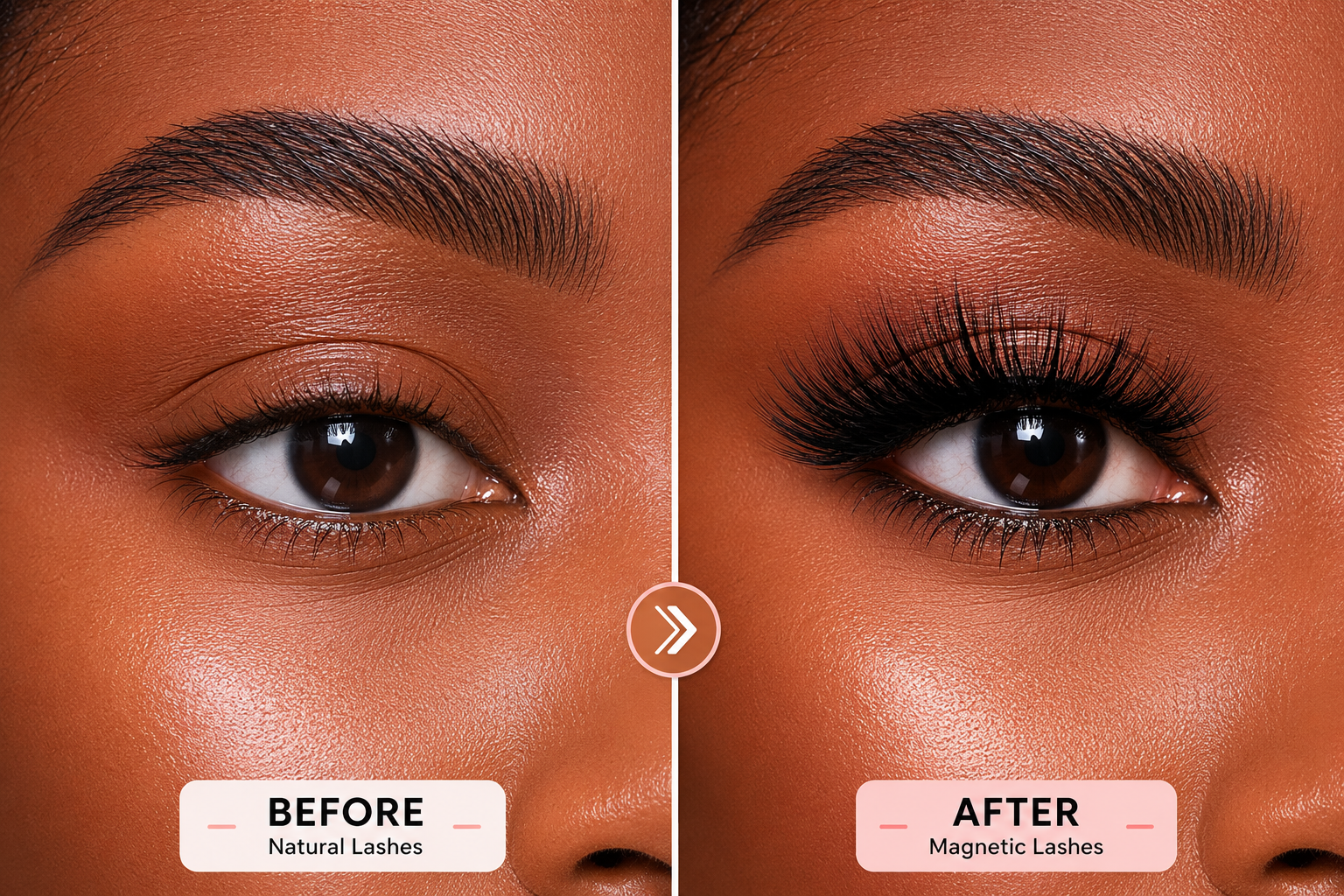 ✨ Magnetic Lashes Kit Pro | Faux Cils Magnétiques | Sans Colle • Réutilisables • Volume Intense