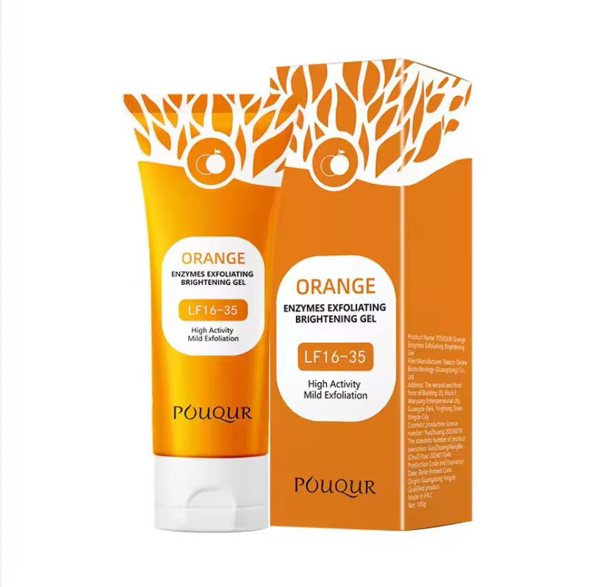 Gel Exfoliant Éclat Orange – Peau Douce & Unifiée (Gant Kessa Offert)
