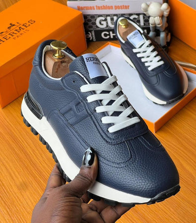 Pack Prestige : Sneakers Cuir Premium + Mules Élégance en Cuir Grainé