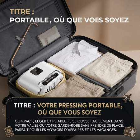 Sèche-Linge Portable Intelligent 2-en-1 : Séchage Rapide & Stérilisation UV Pro