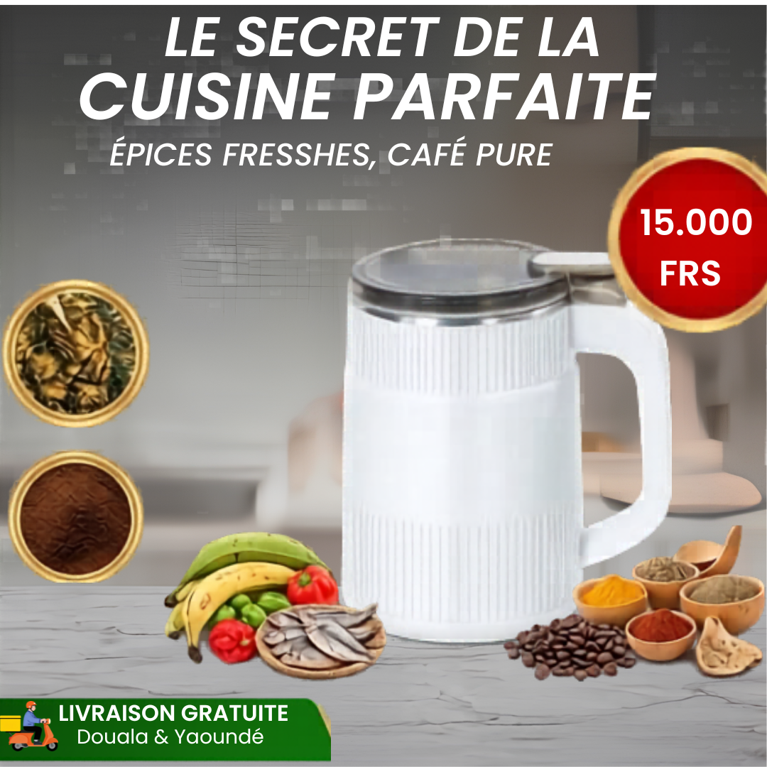 Broyeur Électrique Premium Ultra-Puissant 300W – Épices & Café