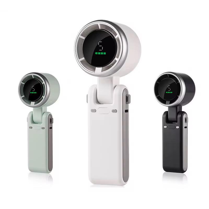 Ventilateur Portable Ultra-Puissant – Fini la Sueur ! (Rechargeable USB & 5 Vitesses)
