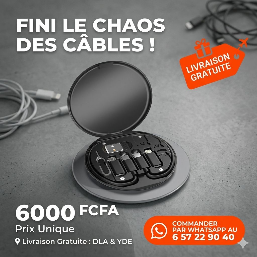 Kit de Survie Câbles & Connecteurs ConnectX™ - Boîtier Multi-Usage 6-en-1