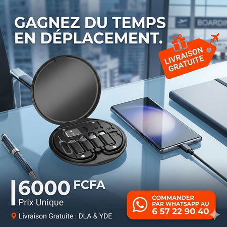 Kit de Survie Câbles & Connecteurs ConnectX™ - Boîtier Multi-Usage 6-en-1