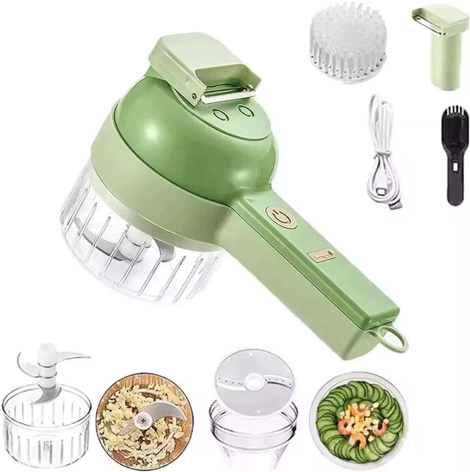 Hachoir Express™ – Mini Robot Coupe-Légumes Sans Fil 🥗✨