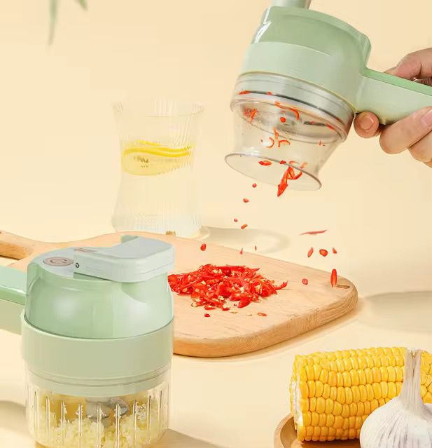 Hachoir Express™ – Mini Robot Coupe-Légumes Sans Fil 🥗✨