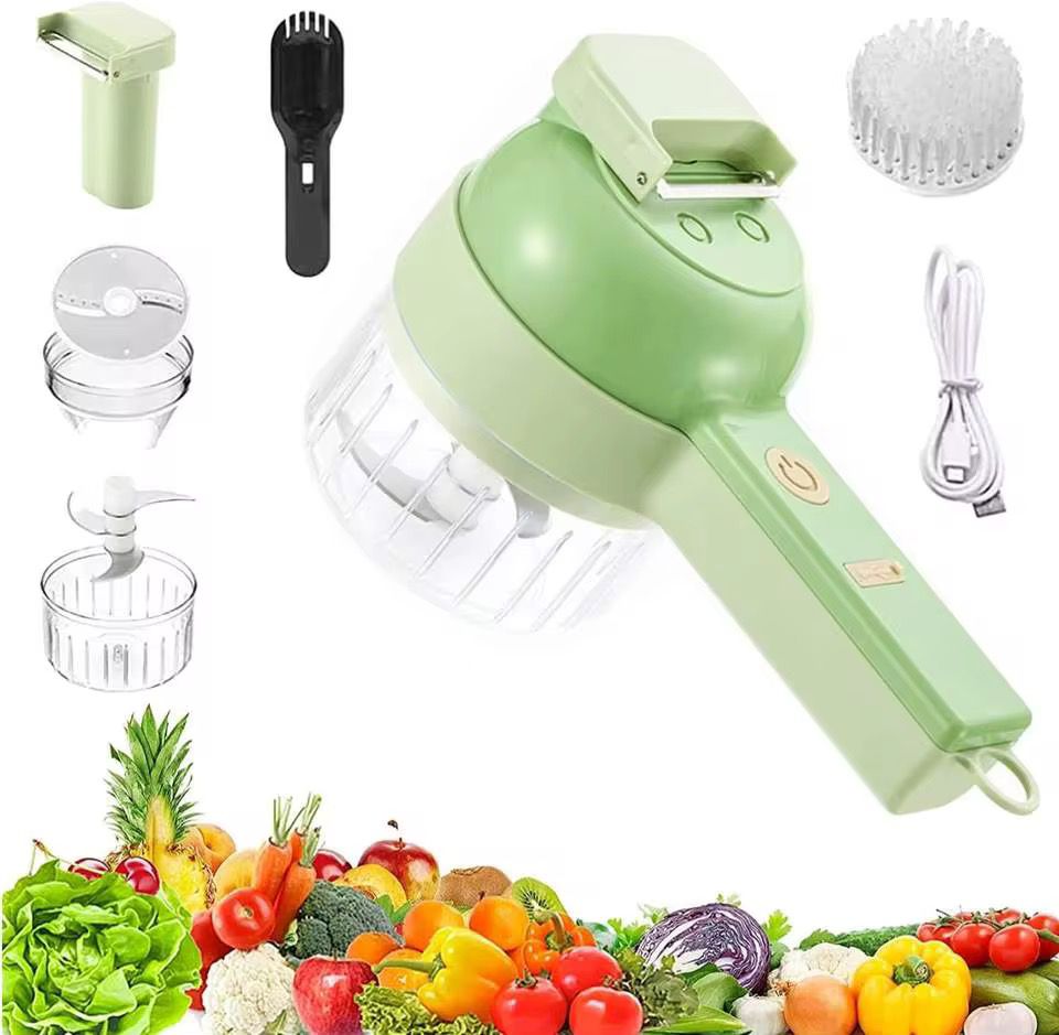 Hachoir Express™ – Mini Robot Coupe-Légumes Sans Fil 🥗✨