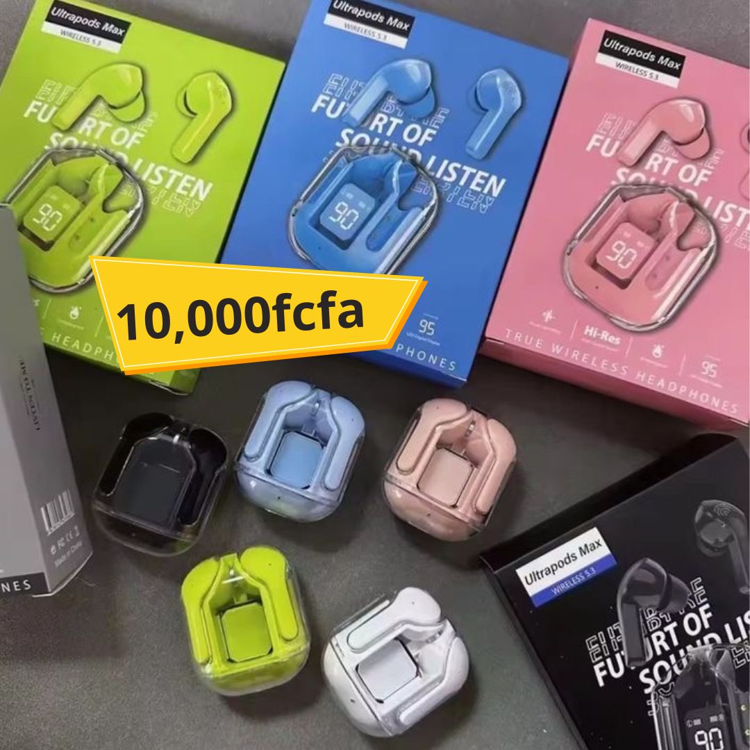 Ultrapods Max : L'Élite du Son Cristallin & Design Transparent