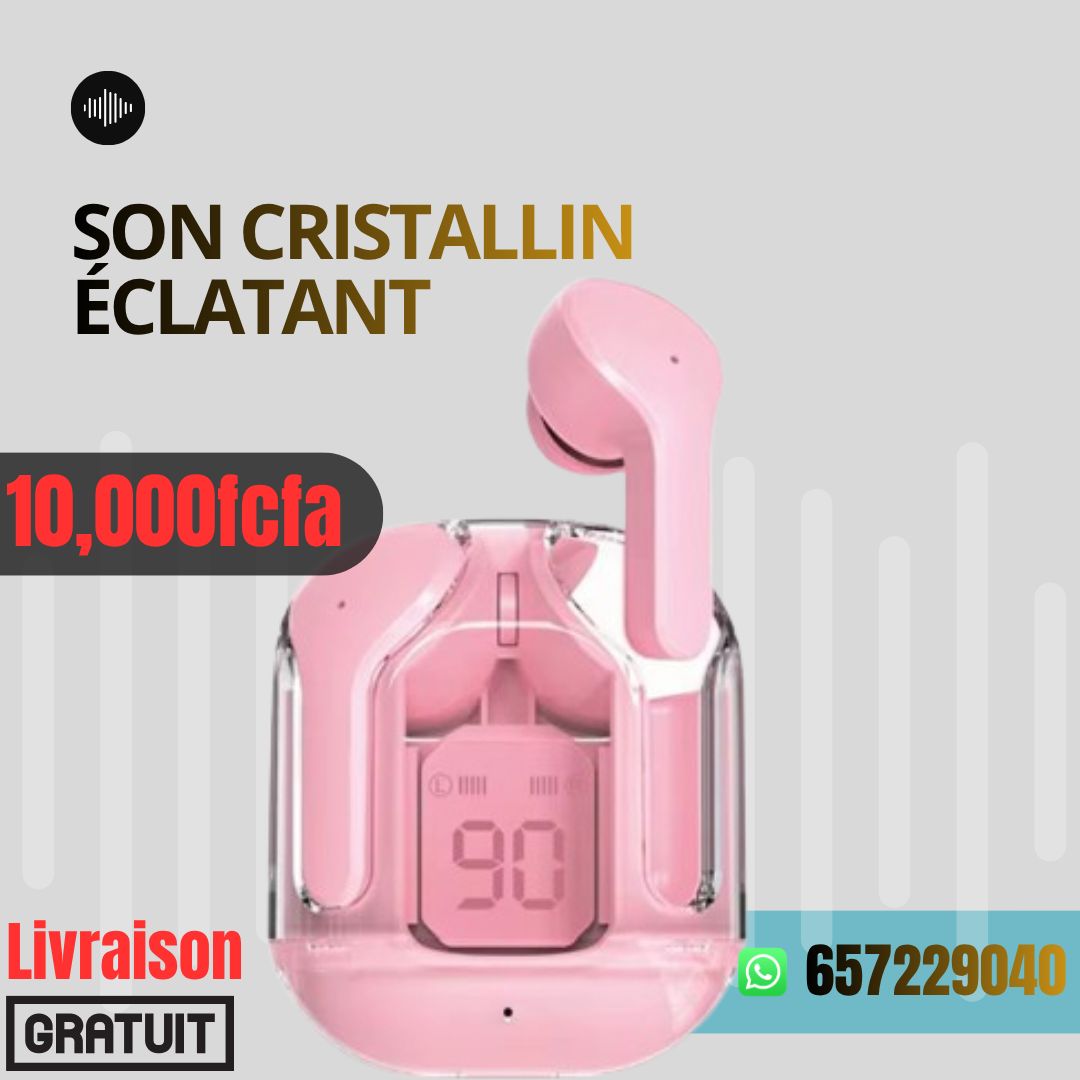 Ultrapods Max : L'Élite du Son Cristallin & Design Transparent