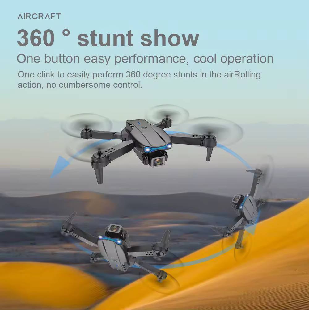 Drone E99 Pro 4K Pliable – Caméra HD, Contrôle Smartphone & Vol Intelligent