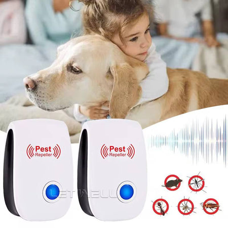 Répulsif Ultrasonique Anti-Moustiques & Souris – Protection 24h/24 pour Toute la Maison